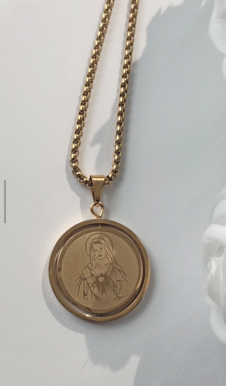 Cadena Reversible Virgen - Imagen 2