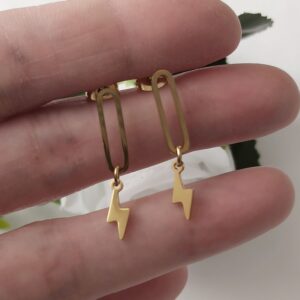Pendientes Ray en Dorado