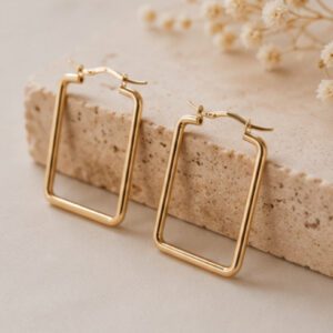 Pendientes Rectangulares Hessy